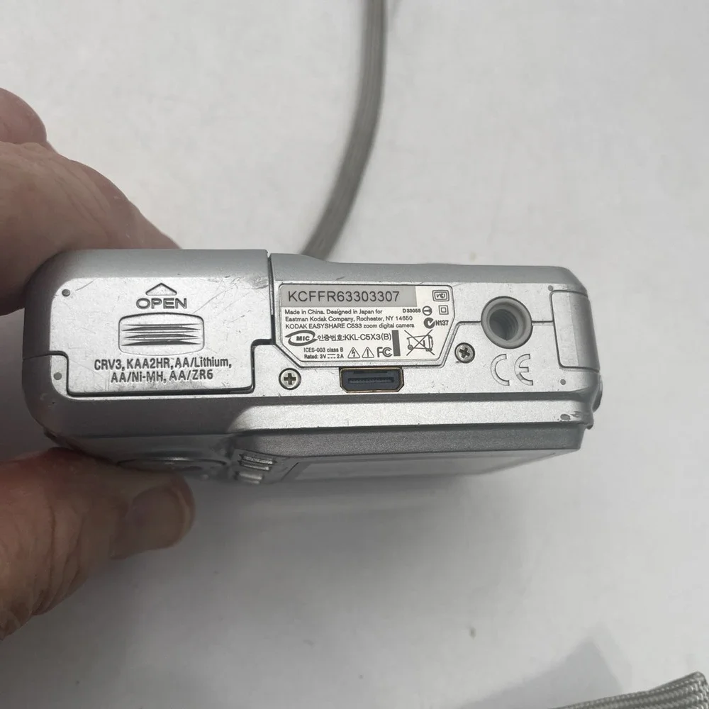 Kodak EasyShare C533 5.0MP Digital Camera 3X Zoom+Battery+SD Card-TESTED